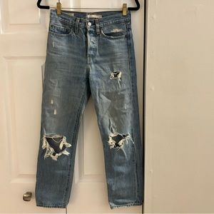 Levi Denim | Wedgie High Rise | Size 24